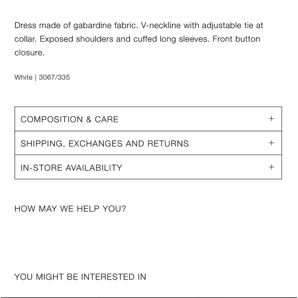 Zara NWT gabardine white off the shoulder button front trench coat shirt dress - Picture 10 of 10